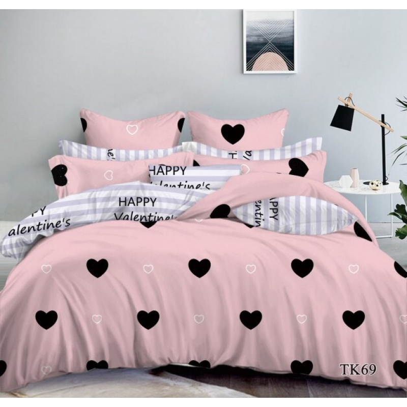 Комплект постільної білизни Тіротекс бязь “ Валентин“ Двоспальний