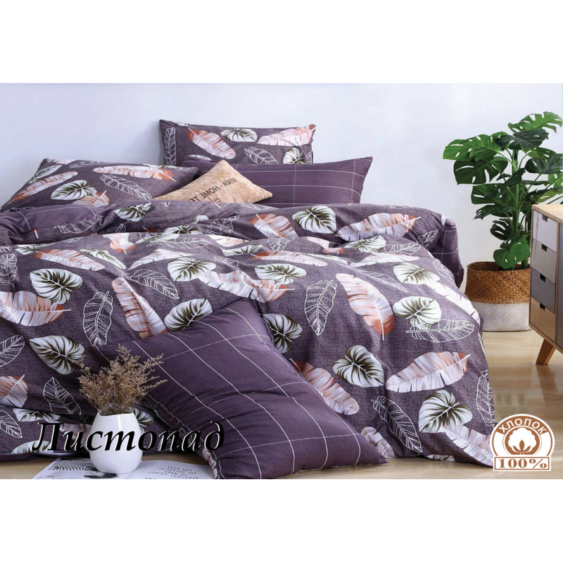 Комплект постільної білизни Тіротекс бязь “Листопад“ Комплект постільної білизни Тіротекс бязь “Листопад“