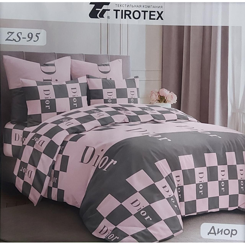 Комплект постільної білизни Тіротекс фланель “Авокадо“ Двоспальний Максі