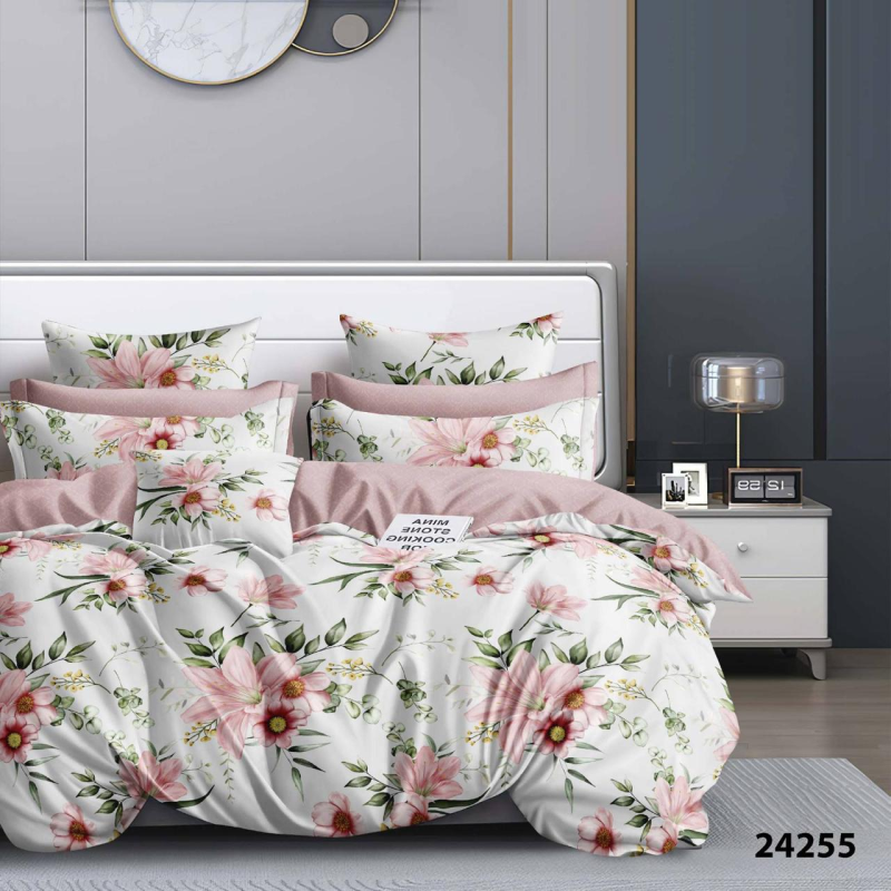 Комплект постільної білизни ранфорс 24253 Двоспальний