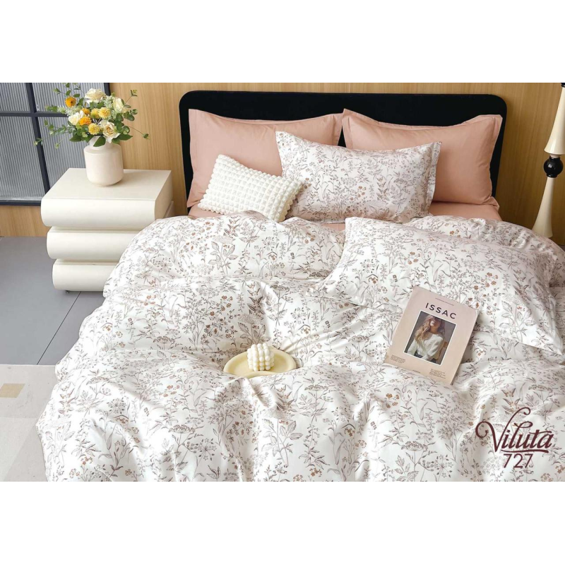 Комплект постільної білизни сатин твіл 727 Євро