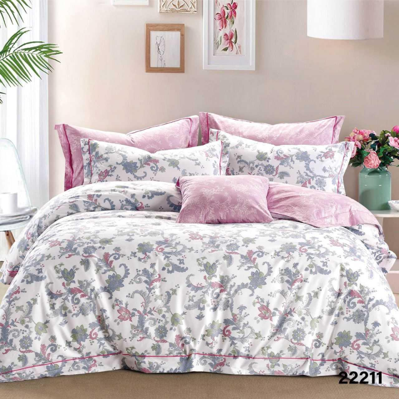 Комплект постільної білизни ранфорс 22211 Сімейний