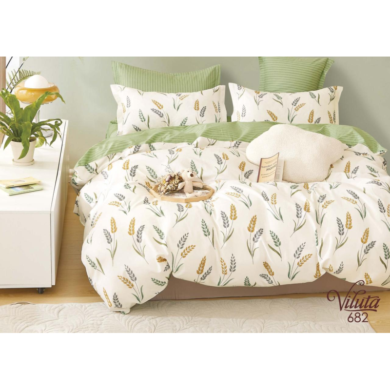 Комплект постільної білизни сатин твіл 682 Сімейний