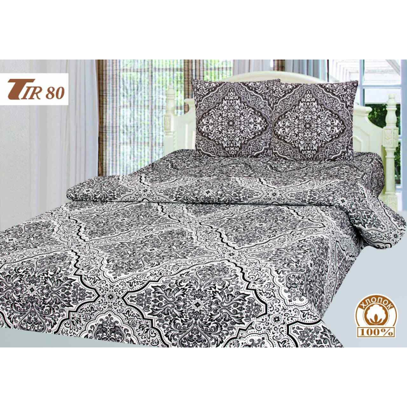 Комплект постільної білизни Тіротекс бязь TIR 80 Сімейний